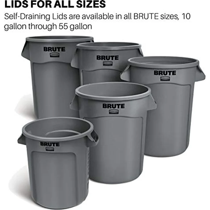 Rubbermaid Brute Snap On Lid - Yellow – Bild 5
