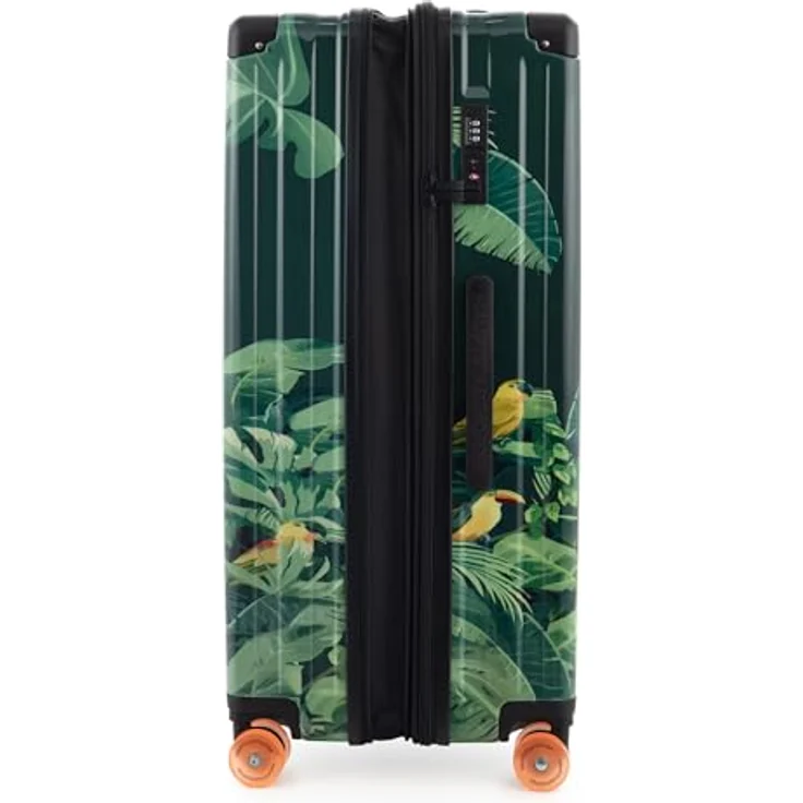 Hauptstadtkoffer Q-Damm, großer Hartschalenkoffer mit TSA, 4 Rollen, 6 cm Volumenerweiterung, 78 cm, 133 Liter, Design Papagei – Bild 4