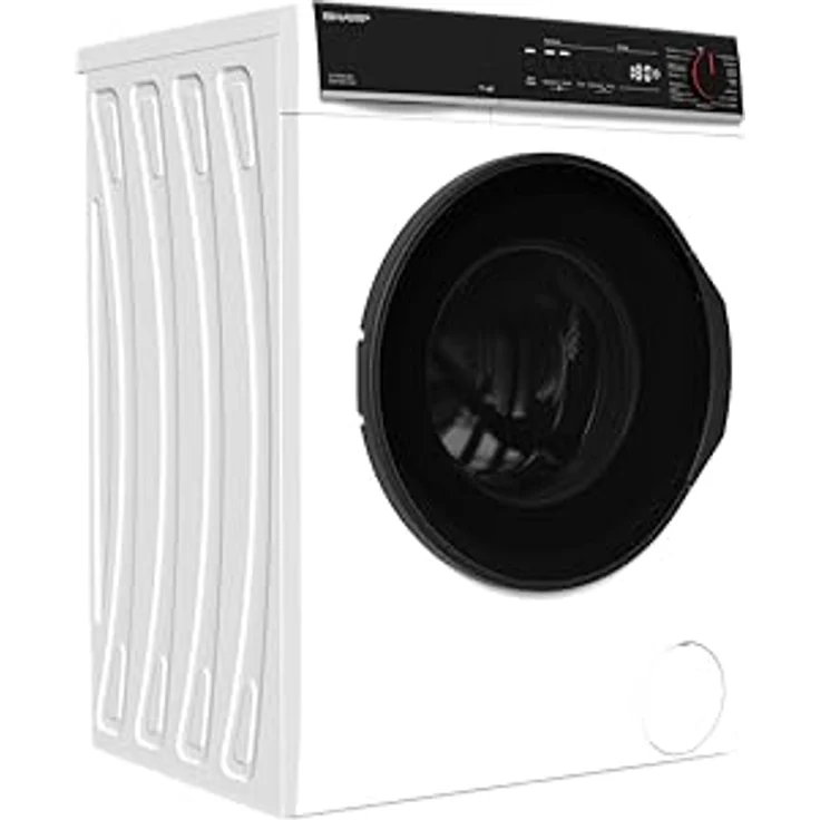 Sharp ES-PRO814WA-DE Waschmaschine Frontlader, 8kg, 1400U/min, Smarte Bedienung durch Veezy App, Dampffunktion, Inverter, 15 Programme, AquaStop, Weiß – Bild 2