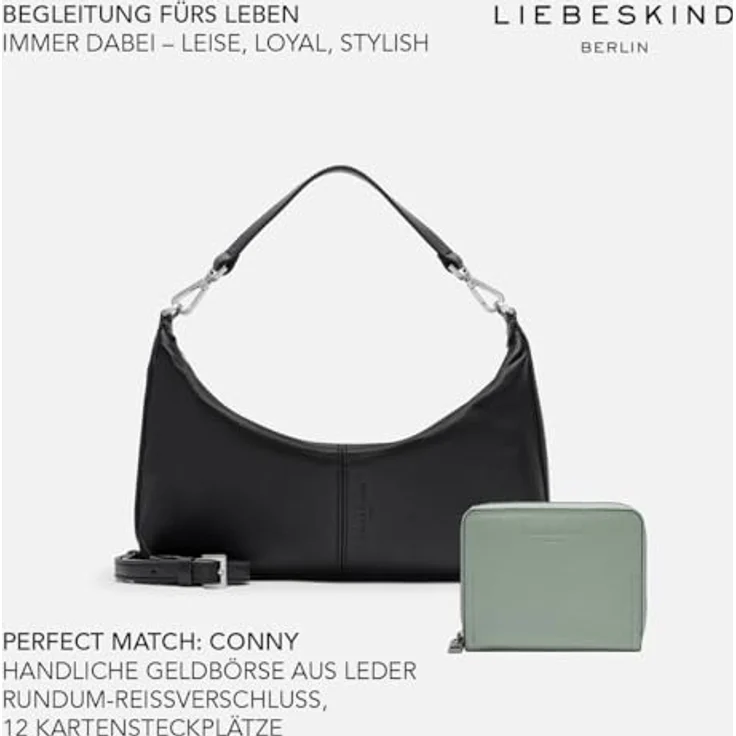 Liebeskind Paris Umhängetasche Leder, 34 cm, braun, 100% Leder, 9 cm x 22 cm – Bild 5