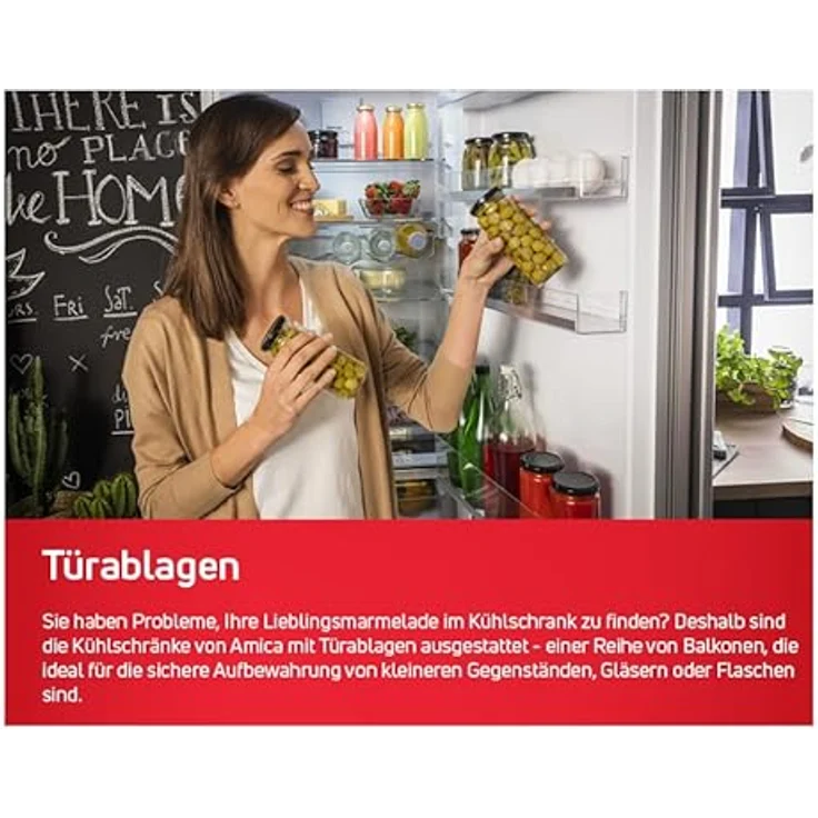 Amica AKG 3845 E Kühl-/ Gefrierkombination, 148 cm hoch, freistehend, C Energieeffizienz, LED-Innenbeleuchtung – Bild 16