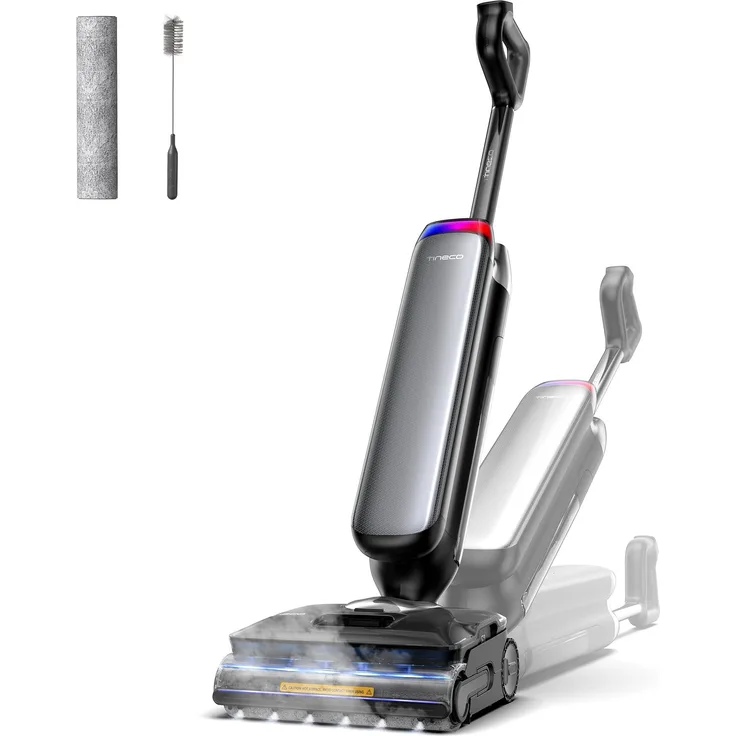 Tineco Floor One S9 Artist Steam Pro, kabelloser Nass-Trockensauger mit 160℃ HyperSteam, ReverseScrub, 90 Min Laufzeit, selbstreinigend und leise