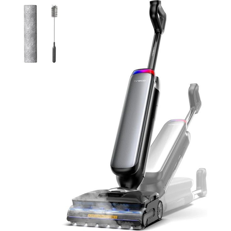 Tineco Floor One S9 Artist Steam Pro, kabelloser Nass-Trockensauger mit 160℃ HyperSteam, ReverseScrub, 90 Min Laufzeit, selbstreinigend und leise