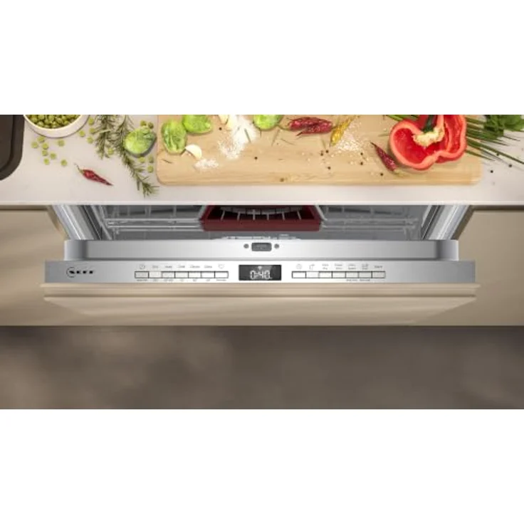 NEFF S155EVX04E, vollintegrierbarer Geschirrspüler mit Besteckschublade und InfoLight, 60 cm – Bild 5