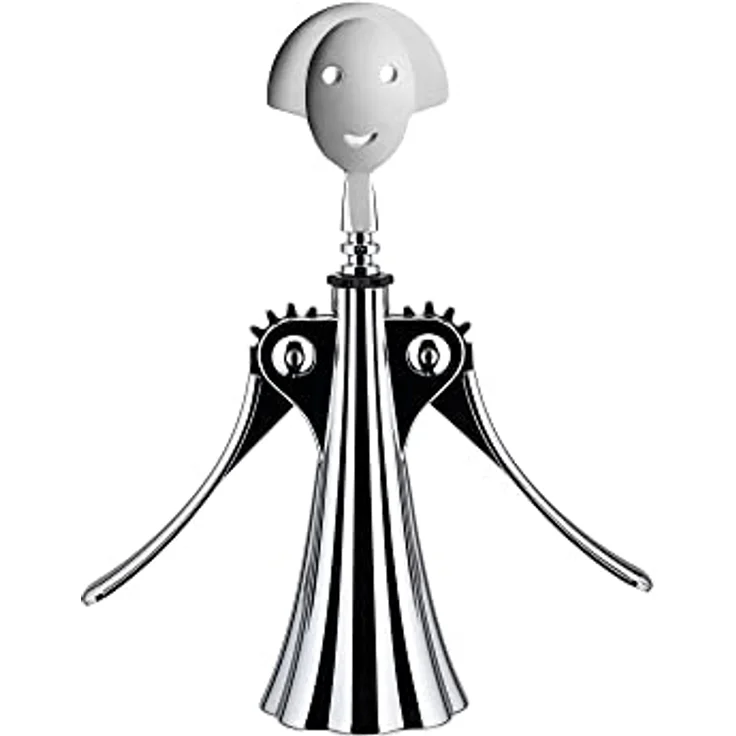 Alessi A di Alessi AM01 Z Anna G. Design Korkenzieher, verchromter Zamak, Poliert – Bild 3