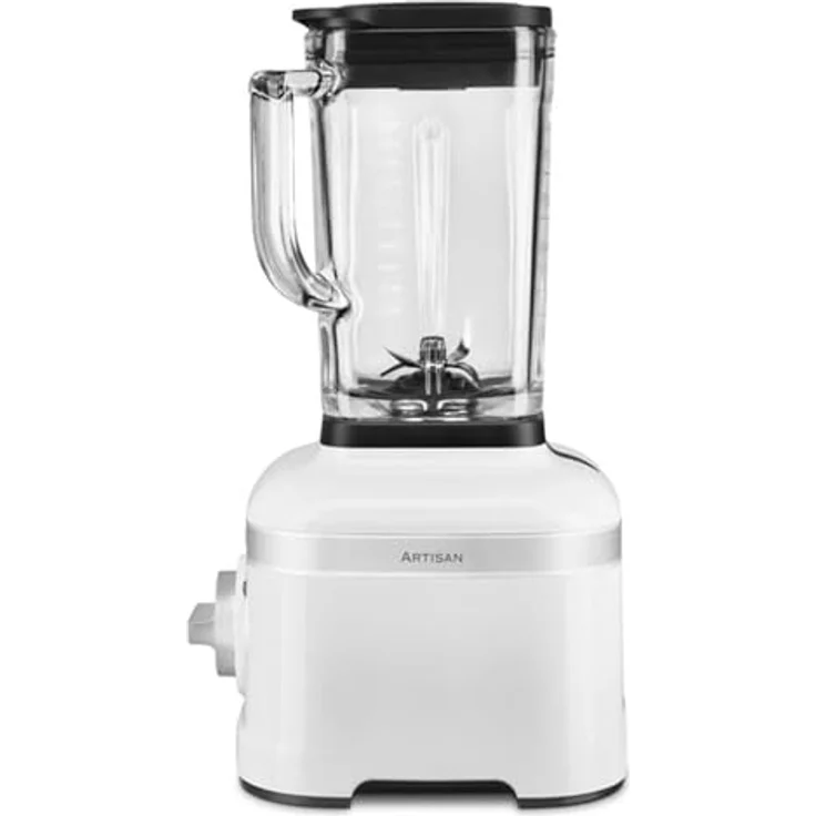 KitchenAid 5KSB4026EWH Artisan Standmixer mit IntelliSpeed, 1200W, 1,4L Glasbehälter, weiß, Serie: 5KSB4026 – Bild 2