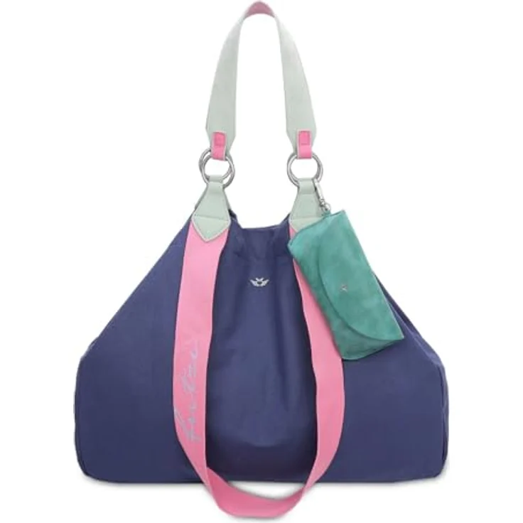 Fritzi aus Preußen Izzy Canvas Shopper Tasche, 45 cm x 19 cm x 39 cm, 100% Baumwolle, blau – Bild 1
