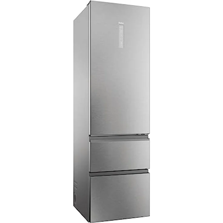 Haier 3D 60 SERIE 5 HTW5620DNMG Kühl-Gefrierkombination/Total No Frost/Smart hON-App/Easy Access Gefrierschubladen bis zu 30% Energie einsparen/XXL Nutzinhalt/Leise mit 35 db(A) / Inox – Bild 2