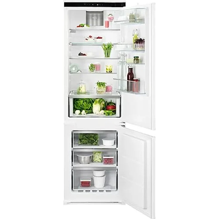AEG TSC7G181DS Kühl- und Gefrierkombination Integriert, 256 l, weiß, Energieeffizienzklasse D, No-Frost, 4 Sterne Gefrierklasse – Bild 2