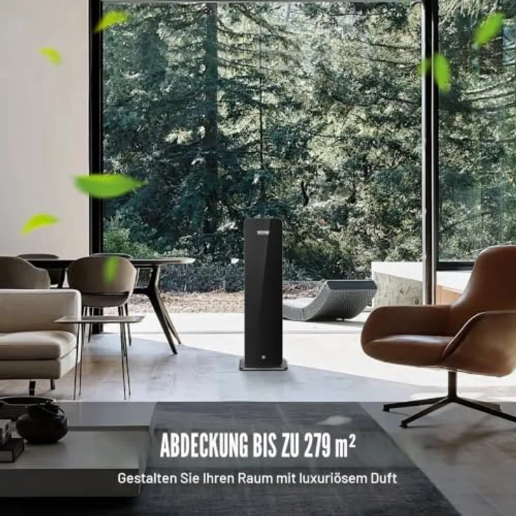 VEVOR Duftluftmaschine, 950 ml Bluetooth-Smart-Kaltluftdiffusor für ätherische Öle, 3000 Quadratfuß, bodenstehendes Aromatherapiegerät für große Räume und Büros – Bild 3
