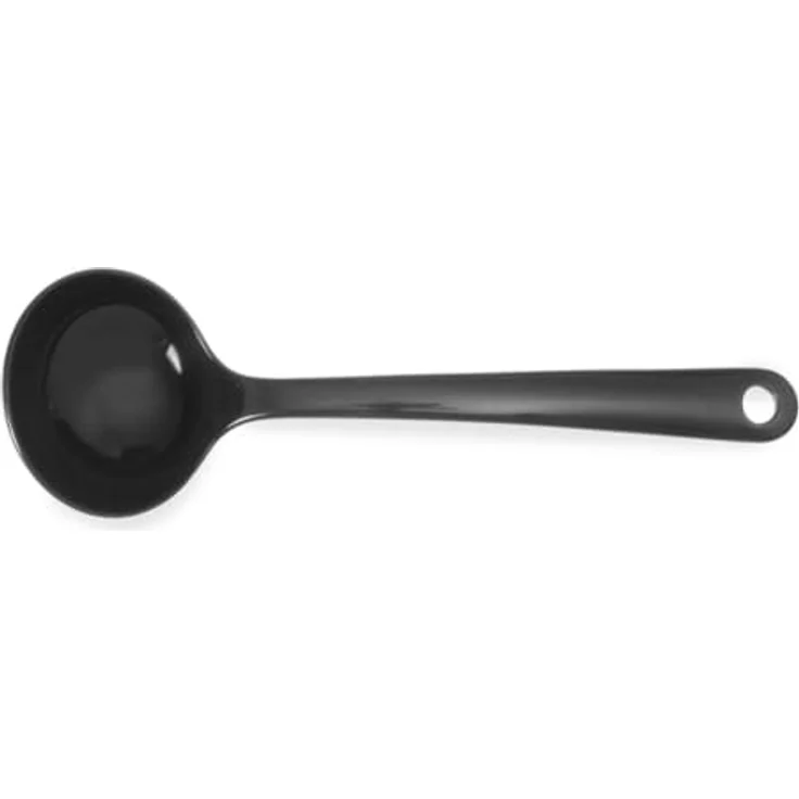 HENDI Soßenlöffel mit Aufhängeöse, langer Griff, 70ml Fassungsvermögen, schwarz, 280x69x(H)55mm aus Polybutylenterephthalat – Bild 1