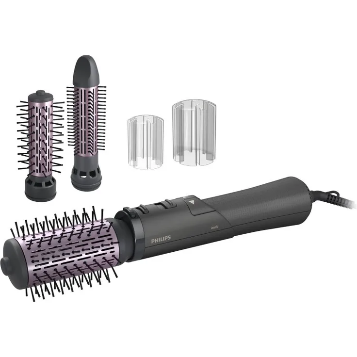 Philips 7000 BHA715/00 Rotations-Haarbürste, Warmluftbürste mit automatischem Wickeln, Ionisierungsfunktion und keramischer Oberfläche