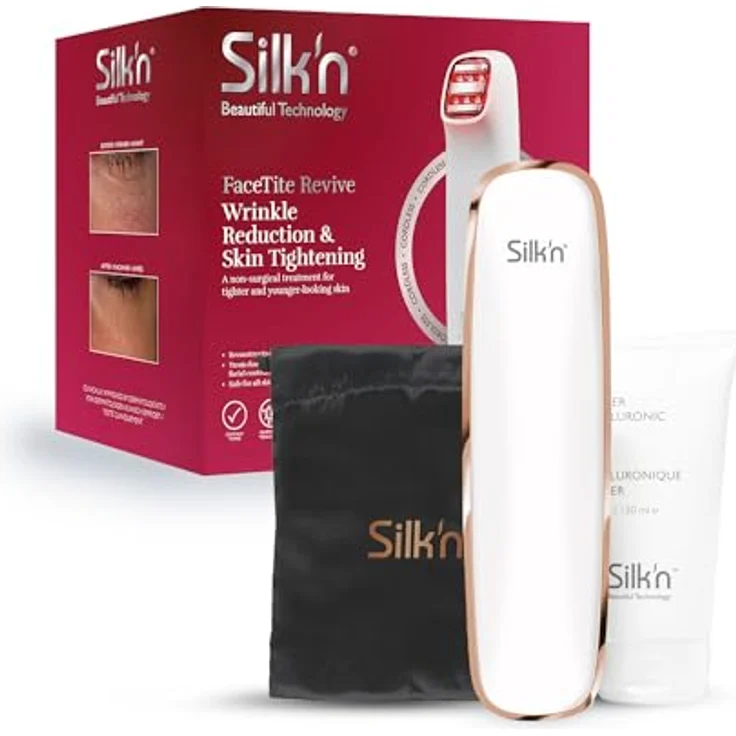Silk'n FaceTite Revive Haarentfernungsgerät, Kabellose Nutzung, Faltenreduktion und Hautstraffung – Bild 1