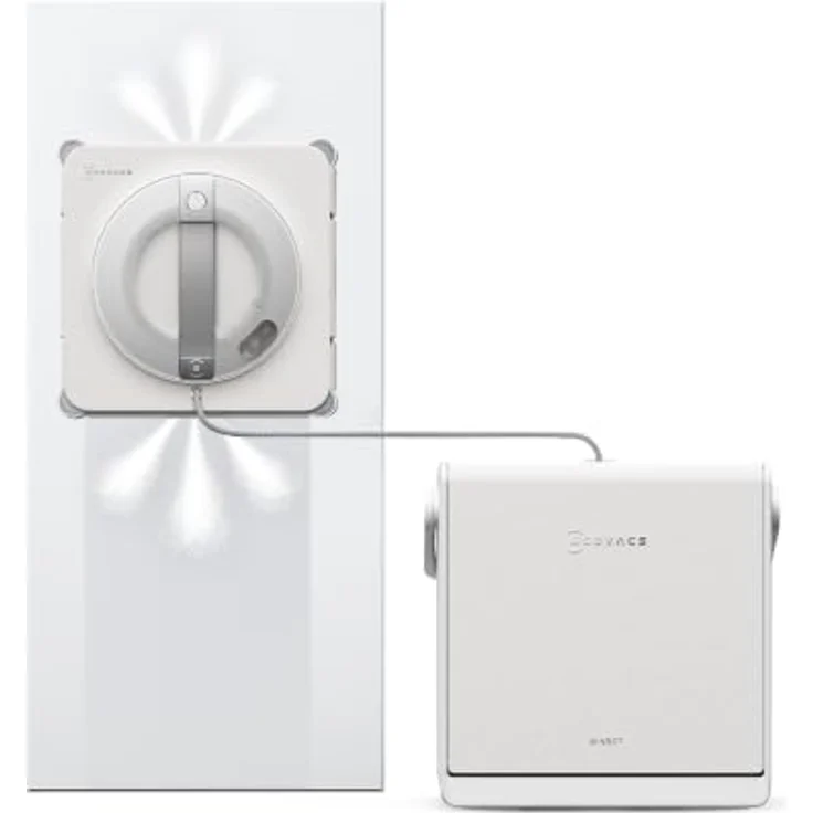 ECOVACS WINBOT W2S PRO Omni Fensterputzroboter, TruEdge 2.0-Technologie, WIN-SLAM 4.0 Navigation, 120-ml-Wassertank, Multifunktionsstation, 12-stufiges Sicherheitssystem – Bild 1
