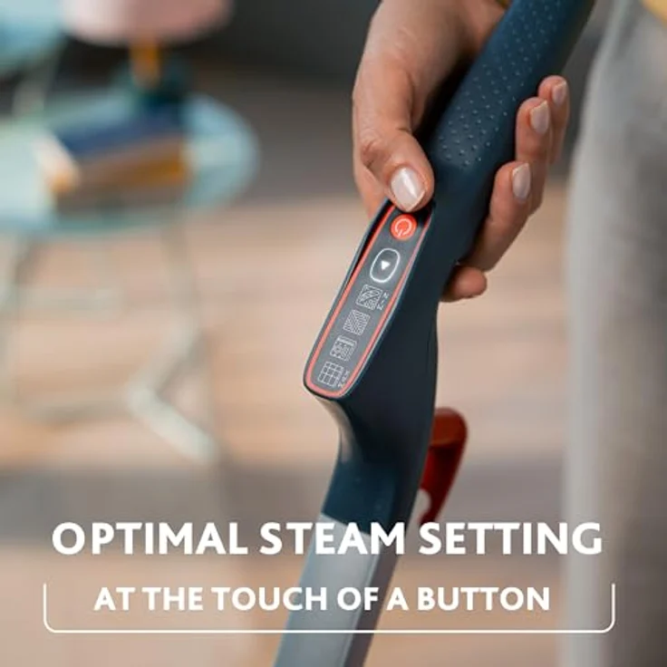 Vileda Steam Plus Pro XXL Dampfreiniger, hygienische Reinigung, 4 Dampfstufen, Sensitive Bezug für empfindliche Böden, Eco-Verpackung – Bild 4