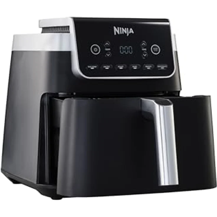 NINJA Fritteuse AF180DE Max, Heißluftfritteuse mit 6,2 l Fassungsvermögen, 2000 Watt, 240 °C, inkl. Crisper Gittereinsatz und Rezeptbuch – Bild 2