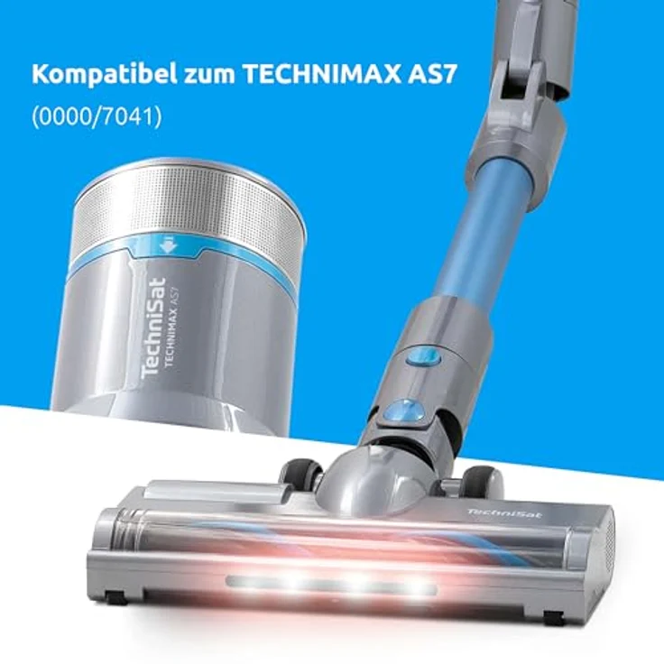 TechniSat Hauptbürste TECHNIMAX AS7, Ersatz-Hauptbürste 210 mm für alle Böden, kompatibel mit TECHNIMAX AS7 – Bild 3