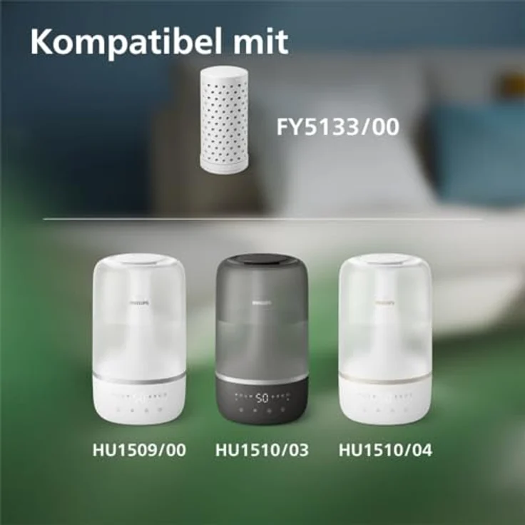 Philips Anti-Kalk-Kartusche FY5133/00 für Luftbefeuchter der Serie 1000 – langlebig, einfache Installation, schützt vor Kalkablagerungen, Lebensdauer 2–3 Monate – Bild 3