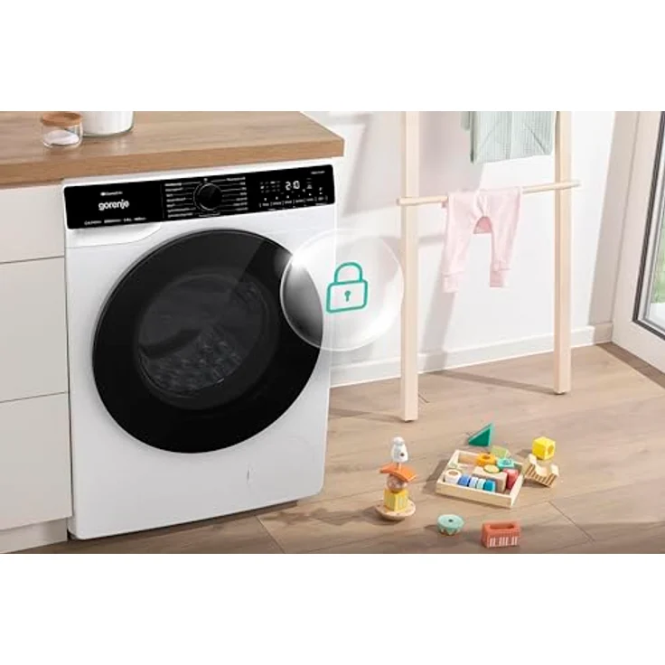Gorenje WPNA84SATSWIFI Waschmaschine, 8 kg, 1400 U/Min, A, WiFi, Knitterschutz, Slim 46,5 cm, Weiß – Bild 13