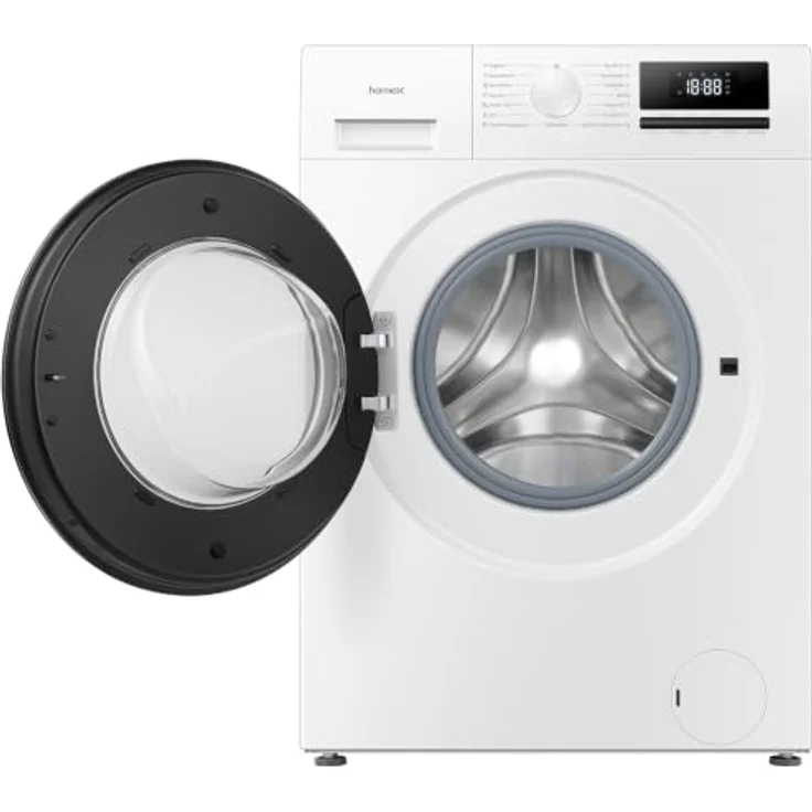 homeX WF1014H1A-W Waschmaschine 10 kg, Frontlader, 1.400 U/Min, Dampffunktion, AquaStop, Inverter Motor, 15 Programme – Bild 13