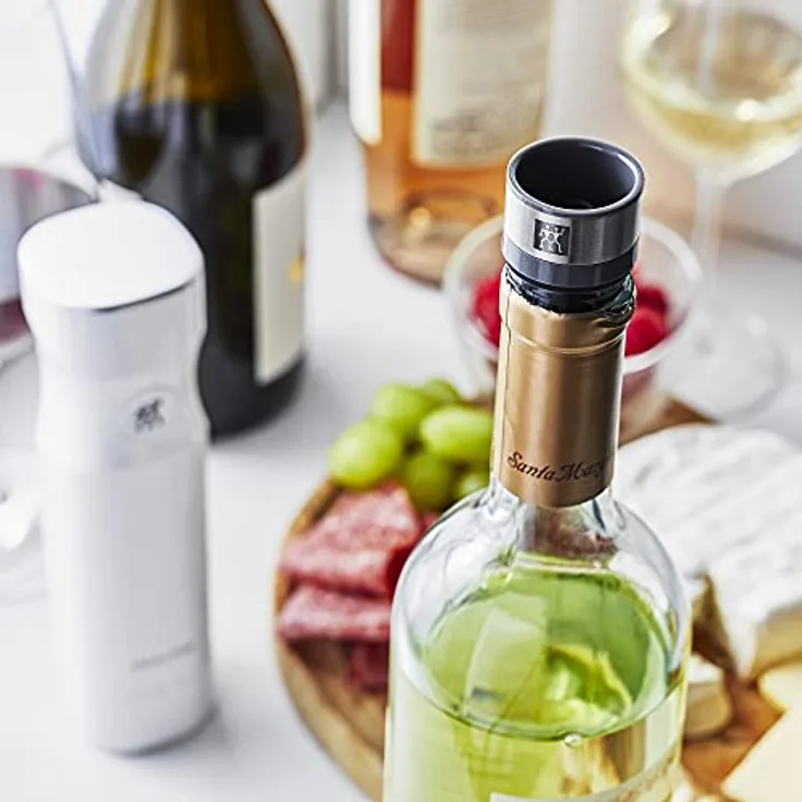 Zwilling Vakuumwein, 1 Stück, Kunststoff frisch und weich