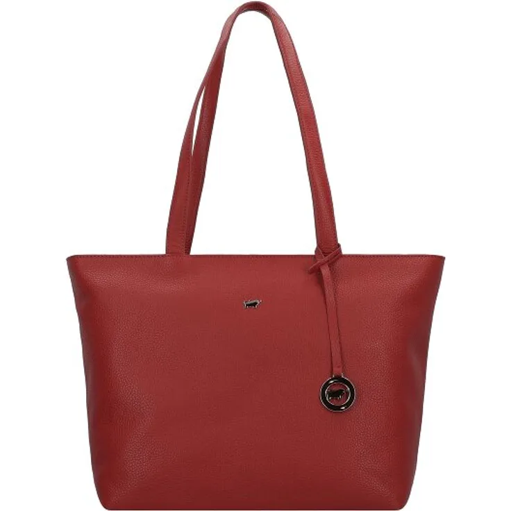 Braun Büffel Hanna Shopper Tasche, 100% Leder, 43 cm x 17 cm x 29 cm, rot
