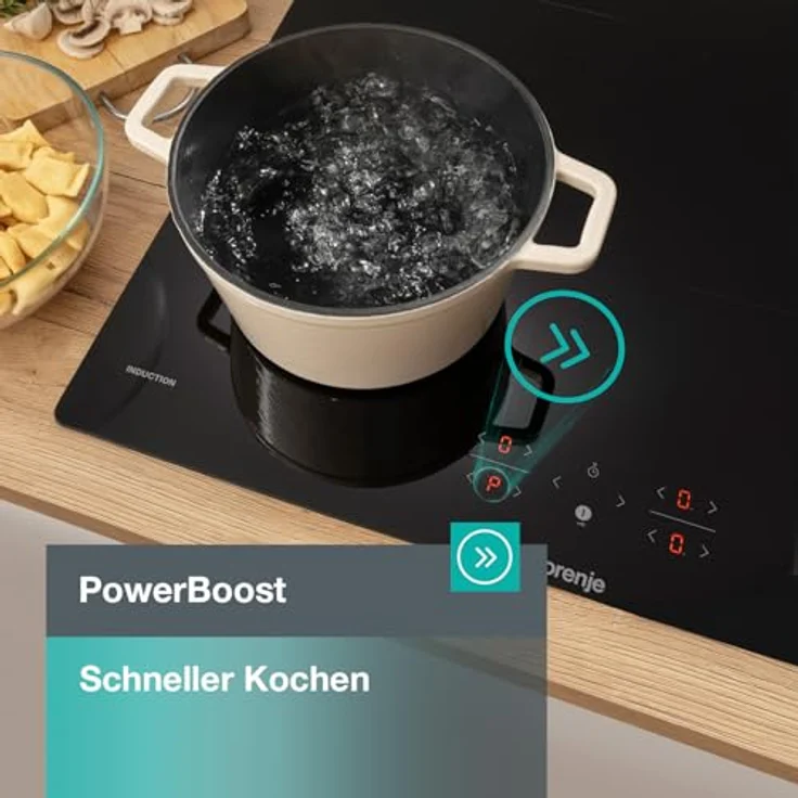 GORENJE Induktions-Kochfeld GI621FMC, 60 cm mit PowerBoost, BridgeZone und OptiZones, schwarz – Bild 12