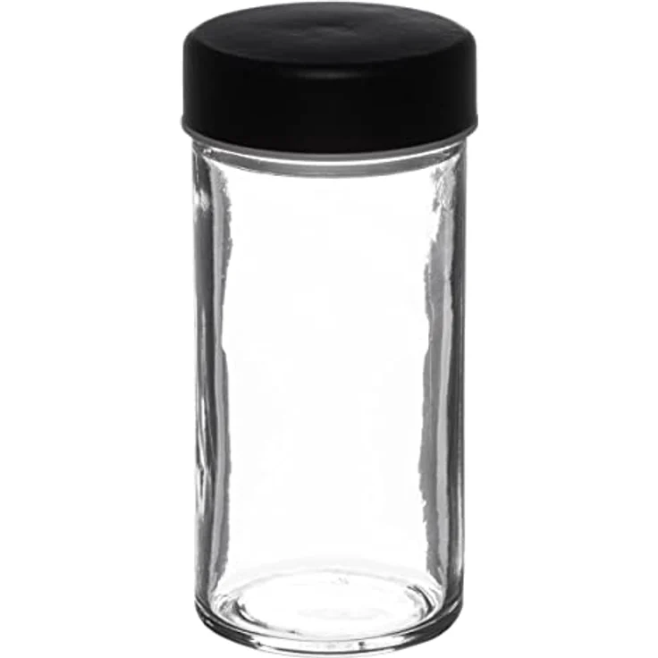 5 five simply smart Topfgewürze x16 Drehakazie, 16 Stück Secret de Gourmet Gewürzgläser, drehbarer Ständer aus Akazie, Modell Schwarz – Bild 4