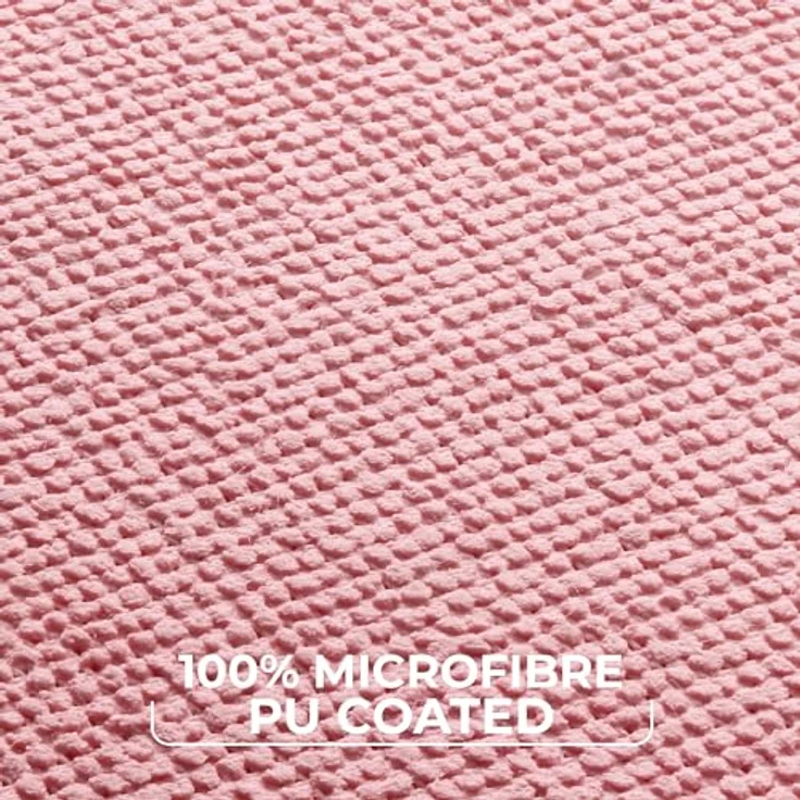 Vileda Actifibre Soft Universal Mikrofasertuch, 100% Mikrofaser für streifenfreie Reinigung, hohe Saugkraft, rosa und grau, 2er Pack – Bild 4