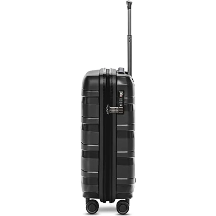 REDOLZ Hartschalen Kabinen-Koffer | Kleiner Trolley 40 x 20 x 55 cm aus hochwertigem, leichtem Polypropylen Material | 4 Doppelrollen & TSA-Schloss für Damen & Herren – Bild 2