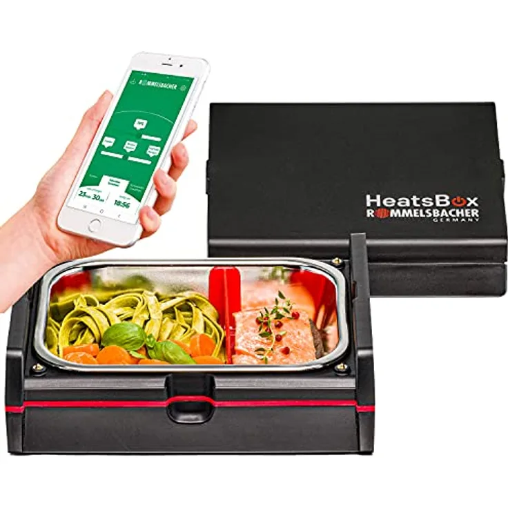 Rommelsbacher HB 100 HeatsBox Elektrisch beheizbare Lunchbox Schwarz