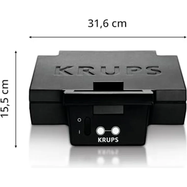 Krups FDK452 Sandwichmaker, 850 Watt – Bild 2