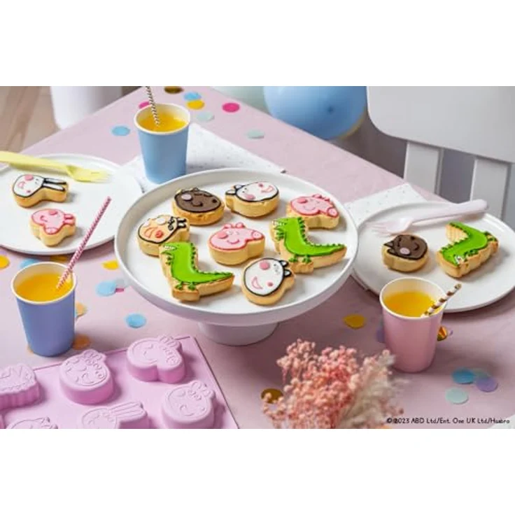 Dr. Oetker Silikonform Mini Küchlein Peppa Wutz – Hitzebeständige Backform für Kindergeburtstage und Familien-Backspaß – Säureresistent und leicht zu reinigen – Bild 4
