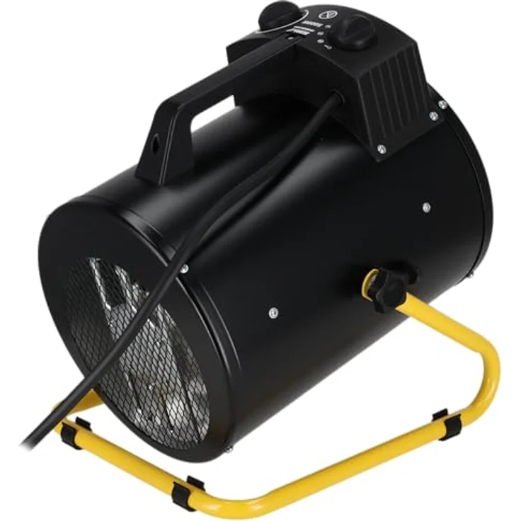 Dedra Elektrische Heizung DED9932B, 5000W 400V 3-Phasen rund – Bild 8
