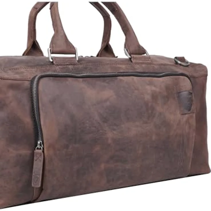 Strellson Richmond Landon Weekender Reisetasche aus 100% Leder, 50 cm, braun – Bild 5