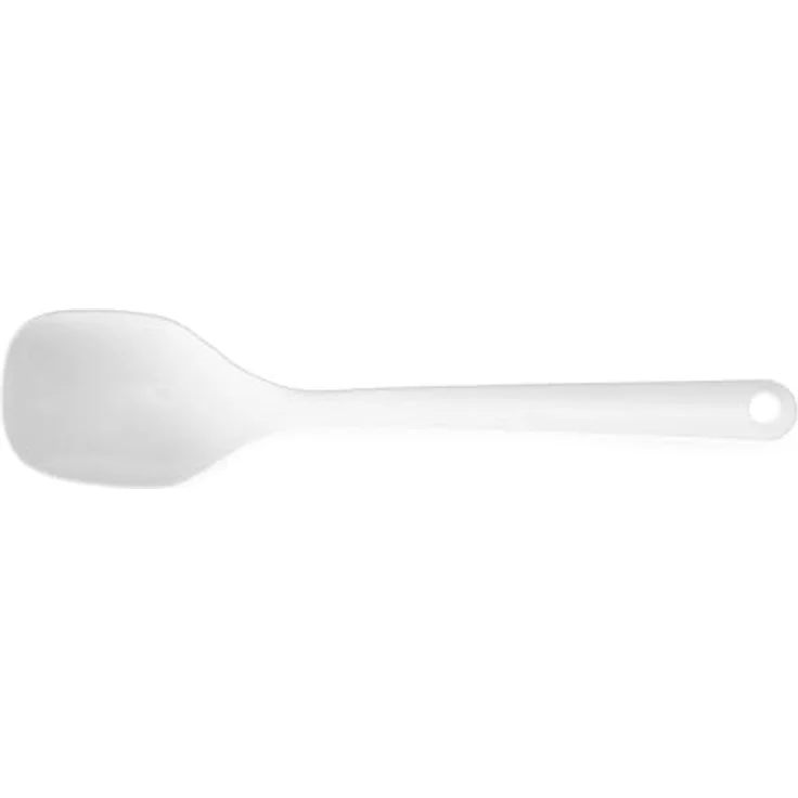 HENDI Salatbesteck Melamine, weiß, mit flachem Griff und Aufhängeloch – Bild 1