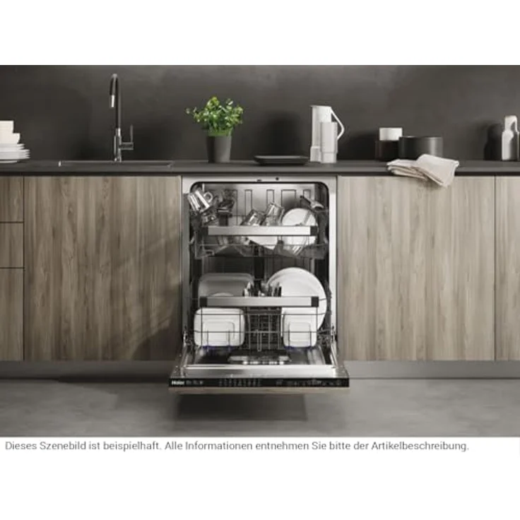 Haier XI 6C3D0FB, Geschirrspüler, C, Geräuschemissionsklasse B, Geräuschemissionen 43 Dezibel – Bild 7