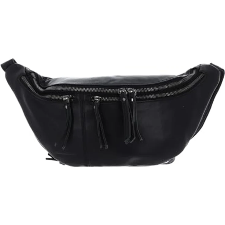 FredsBruder Me and My Bag Gürteltasche aus 100% Leder, 40 cm, schwarz – Bild 1