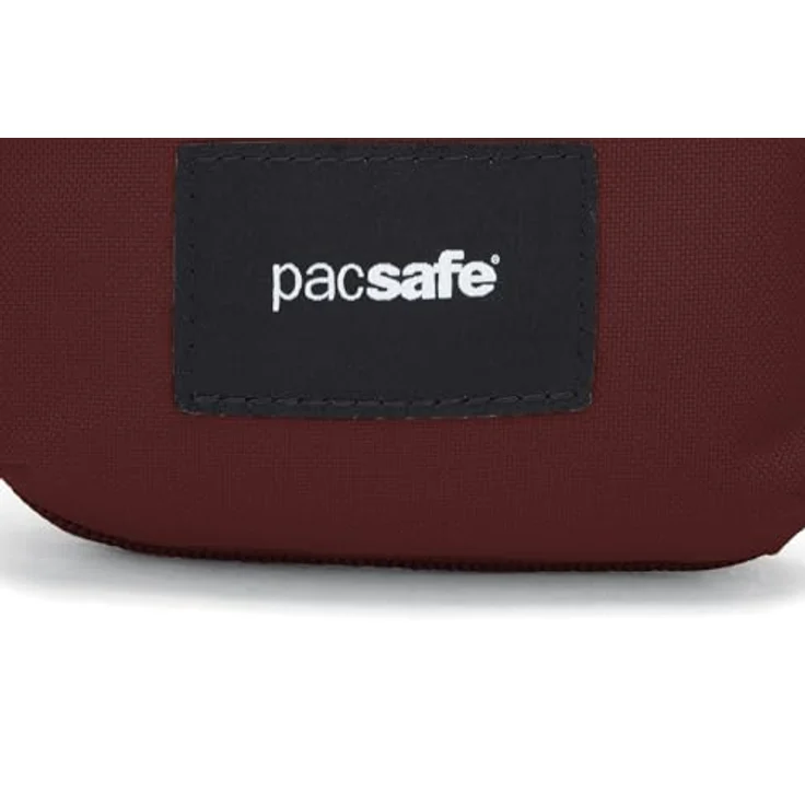 Pacsafe GO anti-theft Tech Mini Bag Umhängetasche RFID 12 cm, Polyester, garnet red – Bild 12