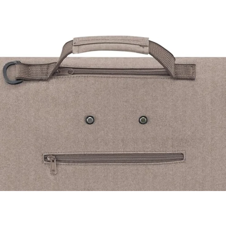 reisenthel Trolley M Herringbone Mokka, Koffer mit 43 l Volumen, wasserabweisend, leicht transportierbar – Bild 5