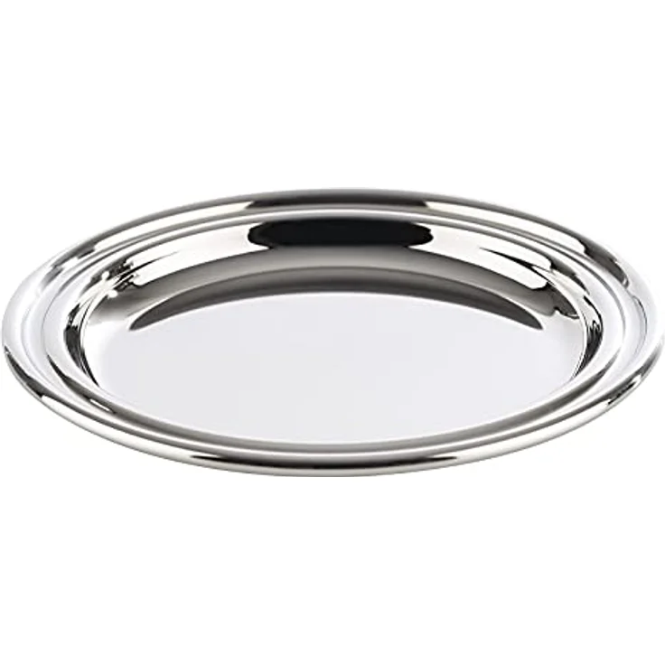 APS Untersetzer Set (6 Stück) aus hochwertigem Edelstahl poliert, Ø 10 cm, schwere Ausführung, Rand eingerollt, hochglanzpolierte Glasuntersetzer, rund – Bild 2