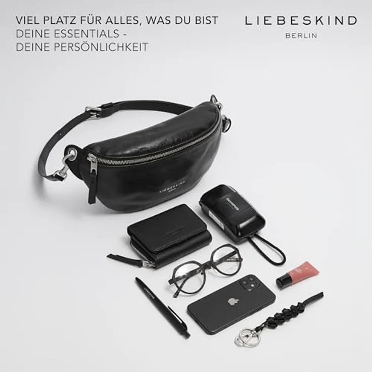 Liebeskind Tavia Gürteltasche M, 100% Leder, braun, 30.5 cm x 8.5 cm x 14 cm – Bild 3