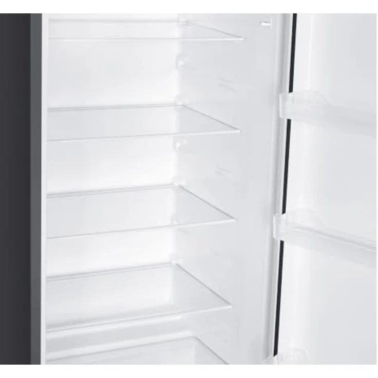 homeX CS2422E-S Kühlschrank ohne Gefrierfach, 242 Liter, freistehend, silber, 143 cm hoch, leise 37 dB, mechanische Temperaturregelung, 5 verstellbare Ablagen – Bild 17