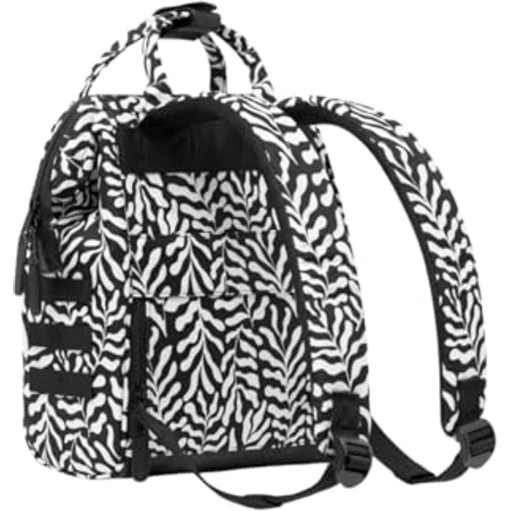 Cabaia Adventurer All Over Small City Rucksack, 32 cm, grau, 100% Nylon, kompakte Größe 23 cm x 13 cm – Bild 6