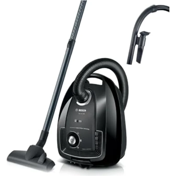 Bosch Bgb38Ba1, Bodenstaubsauger mit hoher Saugkraft, rot – Bild 2