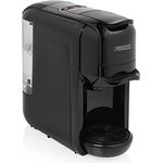 Princess Kaffeemaschine 249452 – Für Nespresso -Kapseln, Dolce Gusto & ESE-Pads – Italienische 19-Bar-Pumpe – 0,6 L – 1450 W Schwarz