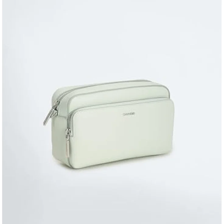 Calvin Klein CK Must Umhängetasche, 22 cm, milky green, 100% Polyester – Bild 3