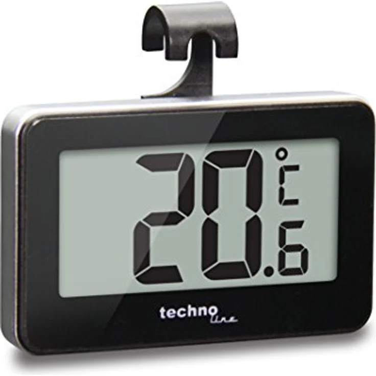 Techno Line Kühlschrankthermometer Kühl- und Gefrierschrank-Thermometer, exakte Temperaturmessung für optimale Lebensdauer der Speisen - Techno Line – Bild 2