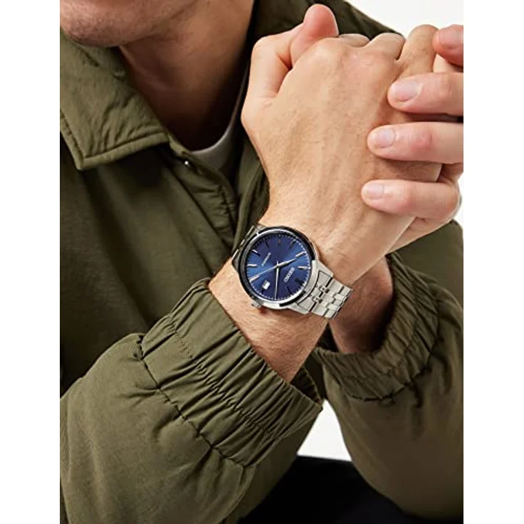 Seiko Herren Analog Automatik Uhr mit Edelstahl Armband SRPH87K1 – Bild 2