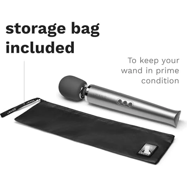 Le Wand Rechargeable Massager, Grey OS - Kraftvolles Massagegerät mit wiederaufladbarer Funktion und eleganter grauer Farbe – Bild 5